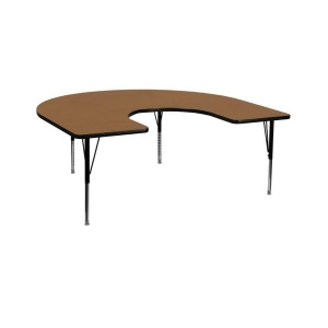 Flash Furniture Activity Table Xu-a6066-hrse-oak-t-p-gg - All