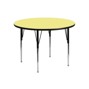 Flash Furniture Activity Table Xu-a48-rnd-yel-t-a-gg - All