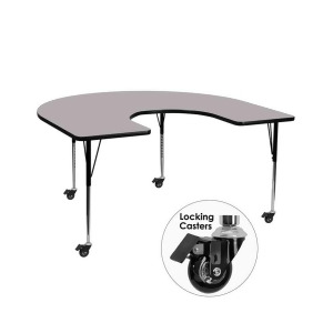 Flash Furniture Activity Table Xu-a6066-hrse-gy-t-a-cas-gg - All