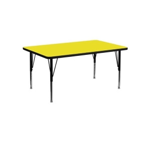 Flash Furniture Activity Table Xu-a2448-rec-yel-h-p-gg - All
