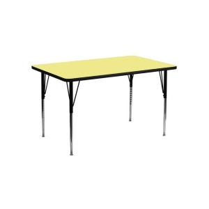 Flash Furniture Activity Table Xu-a2448-rec-yel-t-a-gg - All