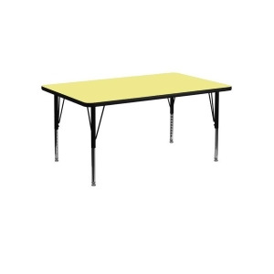 Flash Furniture Activity Table Xu-a2448-rec-yel-t-p-gg - All