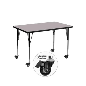 Flash Furniture Activity Table Xu-a3048-rec-gy-t-a-cas-gg - All