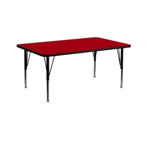 Flash Furniture Activity Table Xu-a3072-rec-red-t-p-gg - All
