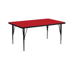 Flash Furniture Activity Table Xu-a3072-rec-red-h-p-gg - All