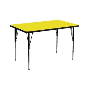 Flash Furniture Activity Table Xu-a3672-rec-yel-h-a-gg - All