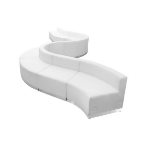 Flash Furniture Reception and Lounge Seating Zb-803-400-set-wh-gg - All
