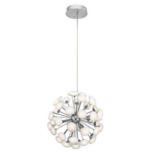 Alan Kotton Warm White Led 49 Light Chandelier Chrome 83279 - All