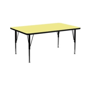 Flash Furniture Activity Table Xu-a3072-rec-yel-t-p-gg - All