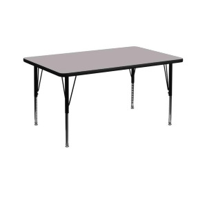 Flash Furniture Activity Table Xu-a3672-rec-gy-t-p-gg - All