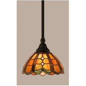 Toltec Lighting Stem Mini Pendant 7AaA Paradise Tiffany Glass 23-Mb-9875 - All