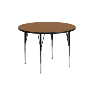 Flash Furniture Activity Table Xu-a42-rnd-oak-t-a-gg - All