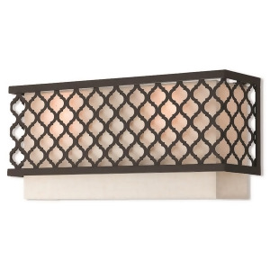 Livex Aresque 2 Light Wall Sconce in English Bronze 16 w x 7 h 41119-92 - All