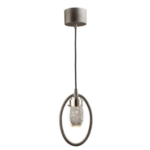 Artcraft Kingsford Pendant in Slate Brushed Nickel Ac7451 - All