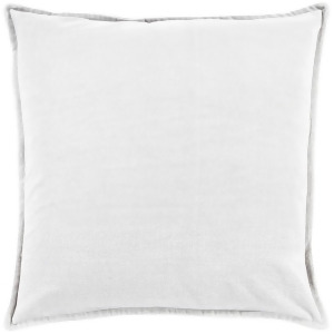 Cotton Velvet by Surya Down Fill Pillow Medium Gray 18 Square Cv013-1818d - All