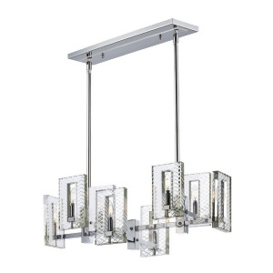 Maxim Lighting Suave 8-Light Linear Chandelier in Polished Nickel 38015Bcpn - All