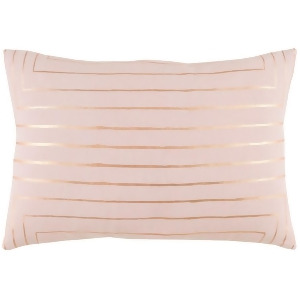 Crescent by Surya Down Fill Pillow Blush/Gold 13 x 19 Csc006-1319d - All