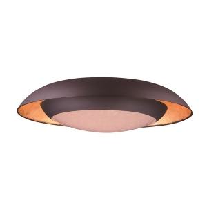 Maxim Lighting Iris Led 1-Light Flush Mount in Gold Leaf / Black 35074Cyglbk - All