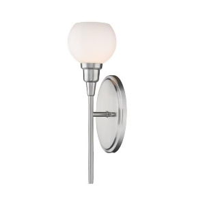 Z-lite Tian 1 Light Wall Sconce in Brushed Nickel 616-1S-bn - All