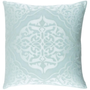 Adelia by Surya Down Fill Pillow Mint/Pale Blue 18 x 18 Adi004-1818d - All