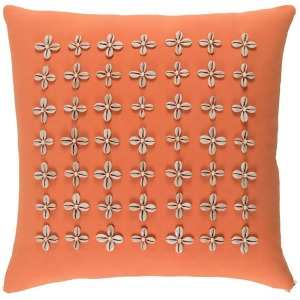 Lelei by Surya Down Fill Pillow Coral/Cream 22 x 22 Lli003-2222d - All