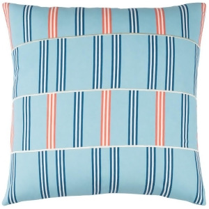 Lina by Surya Pillow Sky Blue/Dk.Blue/White 18 x 18 Ina001-1818p - All