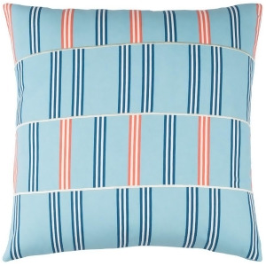Lina by Surya Pillow Sky Blue/Dk.Blue/White 20 x 20 Ina001-2020p - All