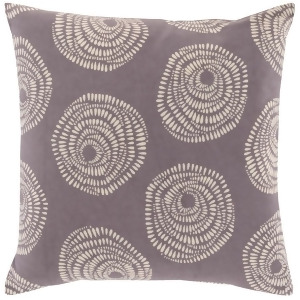 Sylloda by L. Jansdotter for Surya Down Pillow Charcoal 20 Ljs001-2020d - All