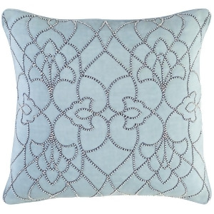 Dotted Pirouette by C. Olson for Surya Down Pillow Aqua 22 Dp001-2222d - All