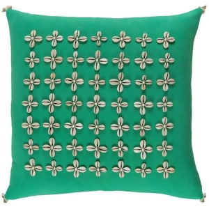 Lelei by Surya Down Fill Pillow Grass Green/Cream 20 x 20 Lli004-2020d - All