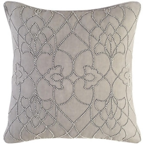 Dotted Pirouette by C. Olson for Surya Down Pillow Gray 22 Dp005-2222d - All