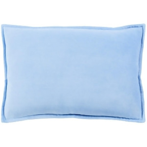 Cotton Velvet by Surya Poly Fill Pillow Bright Blue 13 x 20 Cv015-1320p - All
