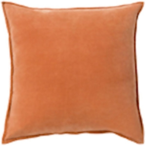 Cotton Velvet by Surya Down Fill Pillow Burnt Orange 22 x 22 Cv002-2222d - All