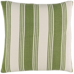 Anchor Bay by Surya Pillow Grass Green/Cream 22 x 22 Acb003-2222p - All