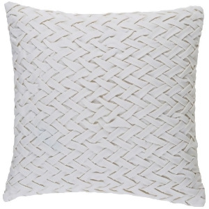 Facade by Surya Poly Fill Pillow White 18 x 18 Fc003-1818p - All