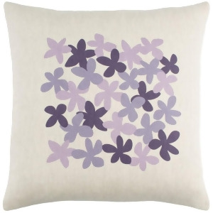 Little Flower by E. Gardner Down Pillow Lavender 22 x 22 Le004-2222d - All