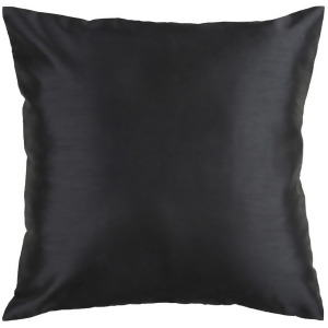 Solid Luxe by Surya Down Fill Pillow Black 22 x 22 Hh037-2222d - All