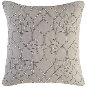 Dotted Pirouette by C. Olson for Surya Pillow Gray 18 x 18 Dp005-1818p - All