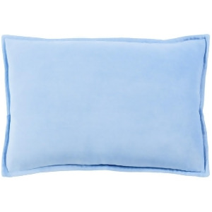 Cotton Velvet by Surya Down Fill Pillow Bright Blue 13 x 20 Cv015-1320d - All