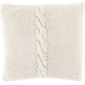 Genevieve by Surya Poly Fill Pillow Khaki 20 x 20 Gn004-2020p - All