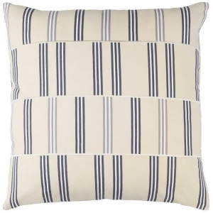 Lina by Surya Down Fill Pillow Beige/Charcoal/White 18 x 18 Ina002-1818d - All
