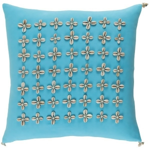 Lelei by Surya Down Fill Pillow Sky Blue/Cream 20 x 20 Lli001-2020d - All