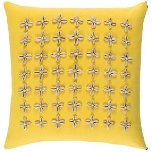 Lelei by Surya Poly Fill Pillow Saffron/Cream 20 x 20 Lli005-2020p - All