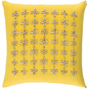 Lelei by Surya Poly Fill Pillow Saffron/Cream 22 x 22 Lli005-2222p - All