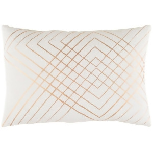 Crescent by Surya Lumbar Down Pillow Cream/Copper 13 x 19 Csc003-1319d - All