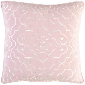 Adagio by C. Olson for Surya Pillow Pale Pink/Cream 22 x 22 Ao004-2222p - All
