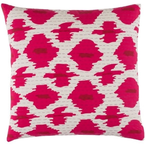 Kantha by Surya Pillow Pink/Dk.Red/Purple 22 x 22 Kth001-2222p - All