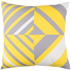 Lina by Surya Pillow Saffron/Gray/White 20 x 20 Ina013-2020p - All