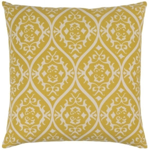 Somerset by Surya Poly Fill Pillow Lime/Ivory 18 Square Sms004-1818p - All