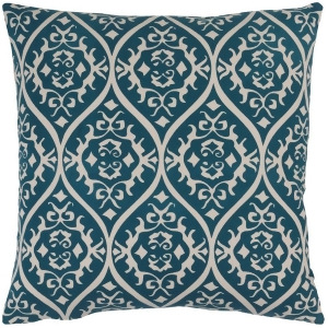 Somerset by Surya Poly Fill Pillow Bright Blue/Ivory 18 x 18 Sms001-1818p - All